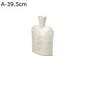 花瓶 貝殻 白磁器 水玉 斑 ミニ花器 陶器花瓶 セラミックス花器 フラワーアレンジメント用花器 生花用花器 創意装飾 家飾りアイテム 結婚式プレゼント 北欧モダンシンプル 北欧曲線スタイル(3)