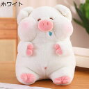 ふわふわ抱き枕 豚ぬいぐるみ もちもち 添い寝枕 縫い包み 昼枕 癒し系 腰当て 背あて まくら ソフト 柔らかい ネムネム 快眠グッズ 横向き寝用枕 抱かれ枕...