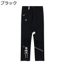 デニムパンツ メンズ レディース ダメージジーンズ 髑髏 英字柄 プリント 薄手 ストレート ファッション 個性 ストリート ゆったり おしゃれ ストレッチ ジーンズ 春夏秋 カジュアル 若者(4)
