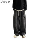 デニムパンツ Gパン ワイドパンツ ロング メンズ ストレート 紳士用 長ズボン 大きいサイズ ゆったり バギーパンツ 厚い 立体裁断 おしゃれ ヒップホップ オールシーズン バイカージーンズ