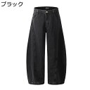 デニムパンツ バギーパンツ ワイド メンズ カジュアル ジーンズ ロングパンツ 長ズボン 大きいサイズ ゆったり へやぎ 厚い 立体裁断 おしゃれ ヒップホップ...