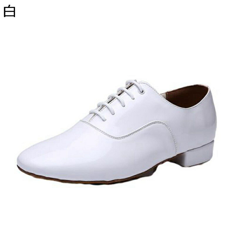 ダンスシューズ 社交ダンス メンズ モダンシューズ PUレザー ジャズ ラテン 各種ダンス 艶/艶消し フェルトソール 通気性 歩きやすい エレガント 柔らか むれない 初心者 コンサート 練習着 演奏会 黒