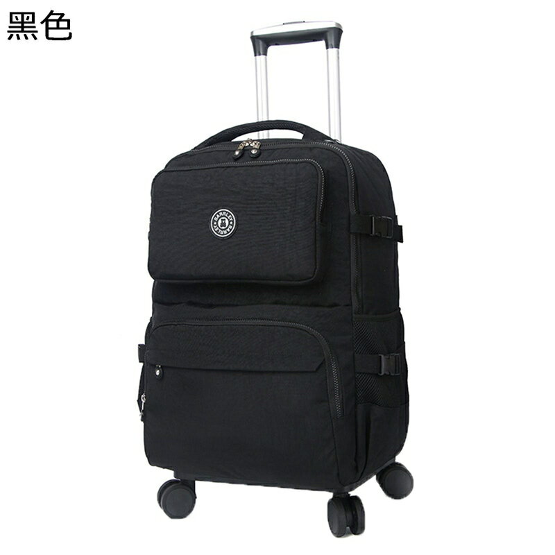 リュックキャリー 大容量 キャリーバッグ ナイロン 防水 4輪ボストンバッグ 2way キャスター付き 手提..