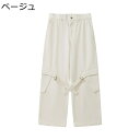 デニムパンツ ワイド カーゴロングパンツ メンズ 春物 ストラップ ジーンズ 長ズボン ルーズシルエット クラッシュ 動きやすい トレンド ストリート系 カッコイイ バイカージーンズ 紳士用