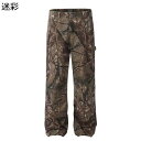 男女兼用 ズボン メンズ ストリート カーゴパンツ ポケット付 迷彩パンツ 作業着 ワイドパンツ 大きい ファスナー ロングパンツ ミリタリーパンツ 作業服 ワークパンツ アウトドア クライミングパンツ プレゼント