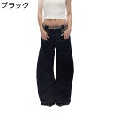 Gパン メンズ レディース ズボン ロングパンツ ワイド デニムパンツ ラシャ パッチワーク風 ジーパン ジーンズ 春秋 バギーパンツ ブーツカットデニム カジュアル ヴィンテージ リラックス お洒落 形態安定 お出掛け