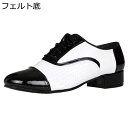 メンズ 社交ダンスシューズ ダンスシューズ ジャズ レザー 踊り靴 パッチワーク メッシュ 粗いかかと 室内室外用 耐磨耗 防滑 踊りやすい ティーチャー ステ...