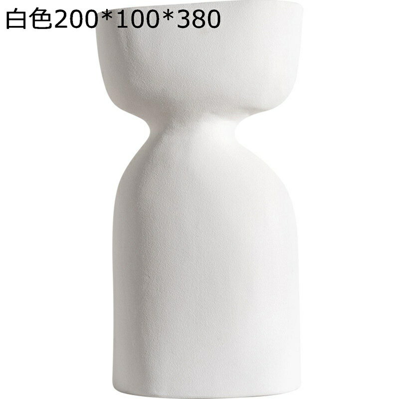 陶器花器 白 黒 置物 マット感 シンプル花器 花瓶 花びん セラミック花器 高温磁器花器 フラワーアレンジメント用花器 生け花用花器 インテリア飾り 創意装飾 オフィスホーム装飾 ブラック ホワイト