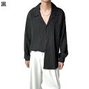 シャツ メンズ カジュアルシャツ 長袖 ストライプシャツ 春夏 開襟 おしゃれ 日焼け止め 速乾吸汗 通気性いい 薄手 軽量 ゆったり シンプル 合わせやすい アウトドア 通勤 履き心地いい