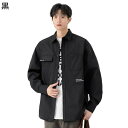 カーゴシャツ メンズ カジュアルシャツ ロングスリーブ シャツジャケット シンプル カジュアル リラックス 吸汗 速乾 透気 春夏 コーデやすい 履き心地いい ...