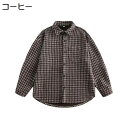 長袖 チェックシャツ メンズ カジュアル シャツジャケット ヴィンテージ 開襟シャツ アウター 春秋 春服 折り襟 厚手 耐久性 透湿 通気性 体型カバー ゆったり レトロ かっこいい 男女兼用 日常