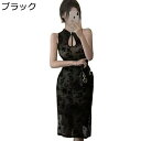 レディース セクシーランジェリー 夏服 ショート丈 ミニドレス 透け感 胸空き 袖なし エレガント ファッション シースルー スリット ワンピースドレス 改良チーパオ コスプレ 寝間着 ナイトクラブ