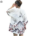 メンズ レディース カーディガン 鶴柄プリント 和式パーカー 夏服 五分袖 羽織 通気性 速乾 冷房対策 着物 お祭り衣装 和風 日式 原宿系 半纏 法被 BI...
