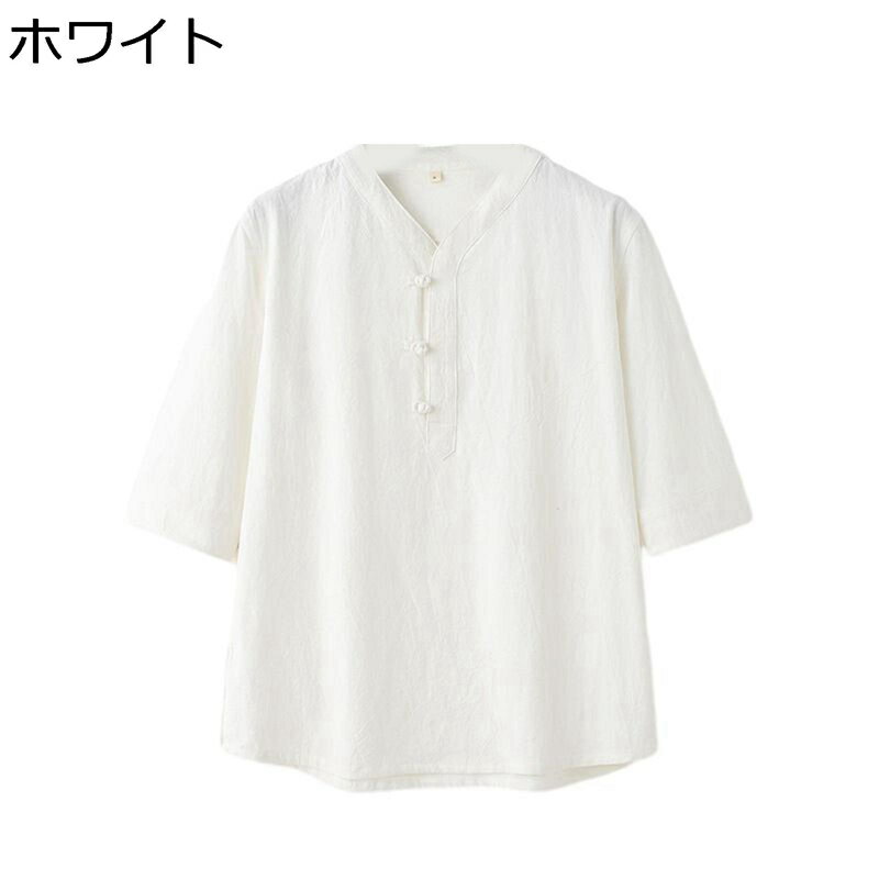 tシャツ 唐装 チャイナ服 メンズ 夏服 通気性 軽い 薄手 吸汗速乾 チャイナボタン 無地 カジュアル ゆったり おしゃれ チャイナ風 プルオーバー オールシーズン 通学 お出掛け 旅行