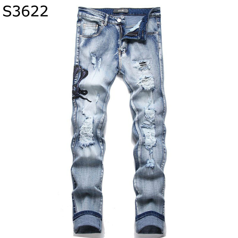 デニムパンツ ジーンズ コブラ刺繍 メンズ ダメージ 細見 スキニーパンツ ストレッチ 男性 ボトム 長ズボン 大人 ストリート系 カッコイイ 蛇柄 立体裁断 リラックス 春夏秋 ライダース バイク