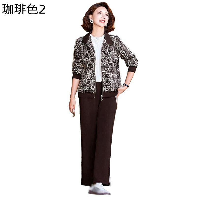 中高年 上下セット パーカー ロングパンツ 春服 レディース ジップ 大きいサイズ 長袖 シニア 高齢者 ジャージ アウター 60-80代 柔らかい 運動服 旅...