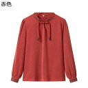 Tシャツ チャイナスタイル 立て襟 レディース 長袖 チュニック ゆったり 体型カバー シニア 高齢者 刺繍 ファッション 春夏服 薄手 肌に優しい カジュアル...