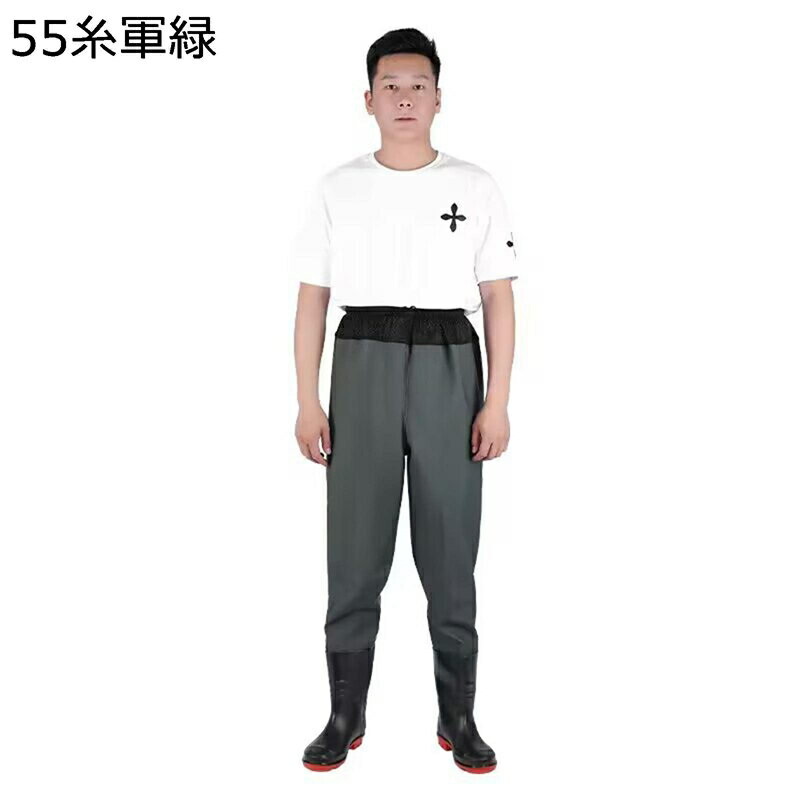 フィッシングウェーダー ウエーダーブーツ ウェスト丈 防水ズボン つなぎ 強力防水 ウェーディングブー..