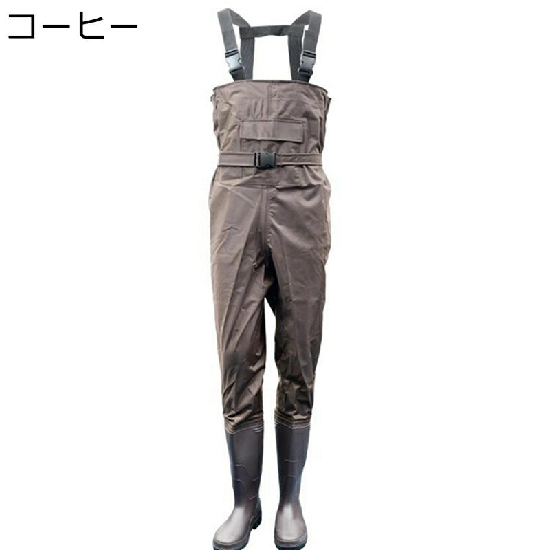 ナイロン ウェーダー チェストハイウェダー お釣り 軽量 防水ズボン 完全防水 速乾性 耐磨耗 歩きやすい 男女兼用 渓流 海 田植え 水産業 アウトドア 災害 作業 洗車 ルアー釣り 大雨対策 フィッシング