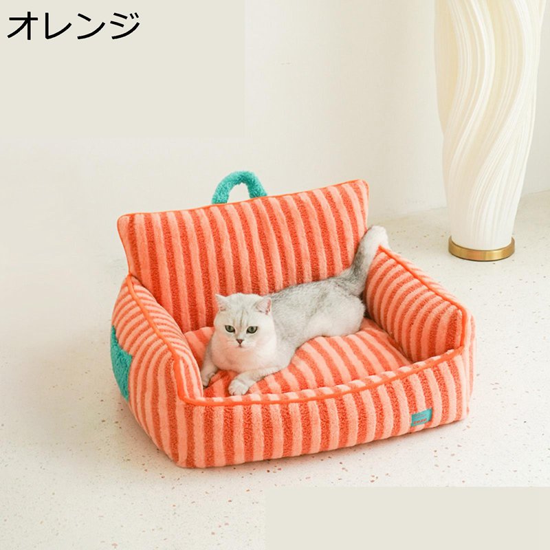 猫 ペットソファー ペットハウス 防水 休憩所 ストレス解消 取っ手付き 顎のせ 背もたれ 多機能 遊び場..