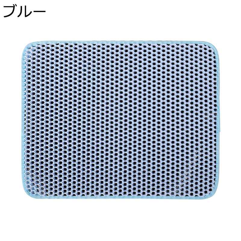 猫トイレマット 猫砂マット 猫 マット 犬 ペットマット 尿漏れ防止 防水 防カビ 簡単お手入れ 滑り止め..