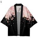 上下セット メンズ 和式パーカー カーディガン サマージャケット 桜 和装浴衣コート 秋葉原系 甚平風 羽織り 夏服 ゆる 薄手 涼しい 軽い 日よけ 通気性 お祭り衣装 クーラー対策 ダンス衣装