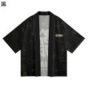發柄 カーディガン 麻雀柄 和式パーカー メンズ 夏服プリント 羽織 七分袖 オシャレ 面白い ゆったり 開襟シャツ 日式アウター 涼しい 通気 速乾性 冷房対...