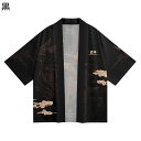 カーディガン 和式パーカー 牛 中華風 メンズ かっこいい 丑 うし 夏服 和柄 七分袖 和風プリント 羽織 半纏 法被 軽量 通気性いい 紫外線対策 オーバー...