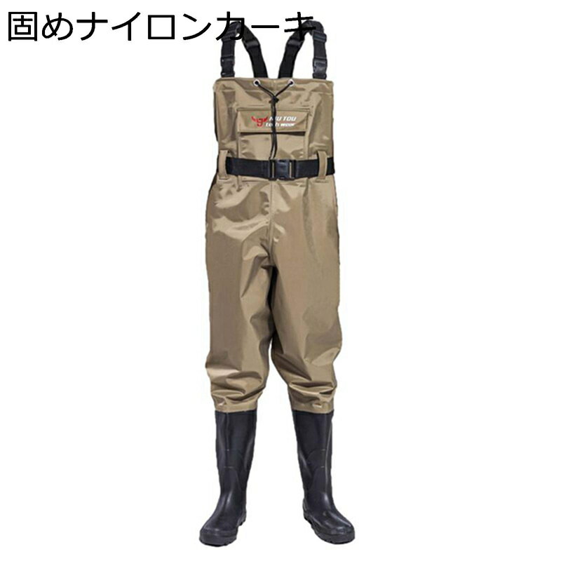 チェストハイウェーダー ウェーディングブーツ ウェダー 胴長靴 防水パンツ ロングブーツ 怪我防止 簡単脱着 ラジアル 厚底 渓流 海 田畑仕事 サーフ 水仕事 緑 ルアー釣り 河 フローティング