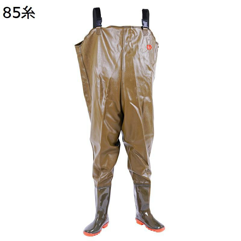 PVCウェーダー チェストハイ お釣り 防水パンツ ウェーディングブーツ 胴付長靴 防水透湿 厚手 耐磨耗 ..