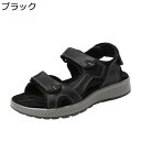 スポーツサンダル メンズ 厚底コンフォートサンダル 夏 ベルクロ ウォーターシューズ 水陸両用 小さい 大きいサイズ コンフォート 吸汗 涼しい 軽量 通気 外...