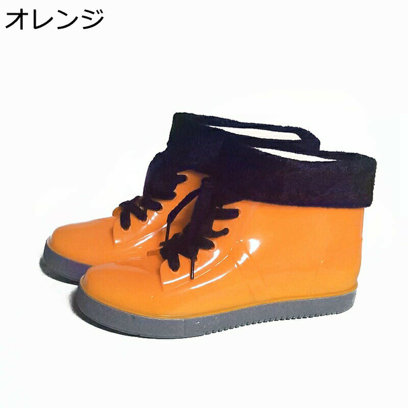 レインブーツ レディース ミドル丈 レースアップ ミドルブーツ 晴れ兼用の日 梅雨 釣り 農作業 花見 泥避 PVCシューズ 疲れにくい 柔らかい 防滑 無地 軽量 春夏秋冬 レインシューズ