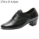 ダンスシューズ 社交ダンス ラテンシューズ メンズ クロコ柄 モダン 皮靴 キッズ兼用 親子揃い ローヒール スムース 通気 軽い 低反発 ノンスリップ 室内用...