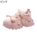 厚底靴 レディース インヒールスニーカー スポーツシューズ 5cm身長UP 通気性 可愛い 軽量 ストラップ お洒落 カジュアル 滑りにくい 疲れにくい 柔らかい 通年適用 普段使い アウトドア ウォーキング