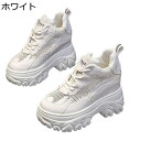 ダッドスニーカー 超厚底 レディース 背が高くなる靴 10cmアップ メッシュ カジュアルシューズ シークレットシューズ 防滑 軽い 防水 疲れにくい 柔らかい お洒落 通勤通学 日常 散歩 デート 夏