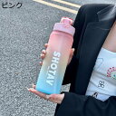 水筒 直飲み 950ml スポーツウォーターボトル グラデーション 給水 飲料/ジュース/お茶など入れ 運動 遠足 登山 在宅 キャンプ ギフト 水飲みコップ ...