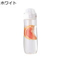ストロー付きボトル 530ML 水筒 クリア ウォーターボトル 直飲み 給水 飲料/ジュース/お茶など入れ 漏れなし 耐久性 ポータブル 軽量 使いやすさ おし...
