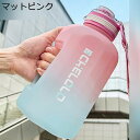 大容量 水筒 1.6L/2.2L スポーツウォーターボトル 給水 水分補給 大人 携帯ポット 直飲み 飲料/ジュース/お茶など入れ 蓋付き 漏れなし 持ち運び便...