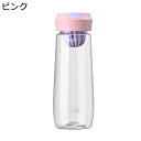 透明ボトル 水筒コップ 水飲み 500ml 給水 フィルター付き 直飲み 飲料/ジュース/お茶など入れ スポーツウォーターボトル 運動 遠足 登山 在宅 キャンプ 使いやすさ 蓋付き 漏れなし 高い密封性(3)