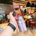 ウォーターボトル 700ml 四角形 透明水筒 直飲み プラスチック 550ml 400ml ハンドル付き 漏れなし 広口タイプ 持ち運び便利 あらう 保冷 保...
