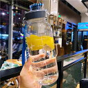 2.5リットル ウォーターボトル タイムマーカ 透明水筒 Tritan 大型 手提げ付き アウトドア 直飲み 高い密封性 便利な 軽量 保温 子ども 女性用 ギ...