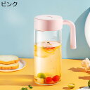 ティーポット 冷水筒 ティーカップ 耐熱ガラス 冷蔵庫入れ 1.9L ワンタッチ蓋 紅茶ポット 水出し ピッチャー 冷水/熱湯OK 手作り 大容量 工芸茶 アイ...