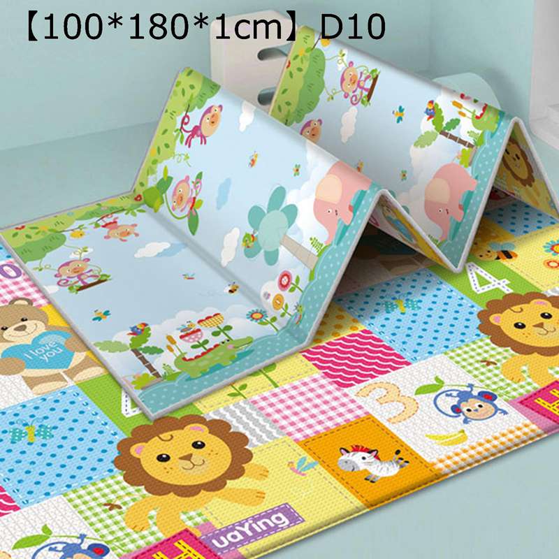 プレイマット ベビーマット 折り畳み式 赤ちゃんマット 両面使用 防水 防音 ベビーまっと 安全 無毒 無味 ベビーマット 折りたたみ 遊びカーペット 厚手 両面使用 無臭 振動吸収 教育