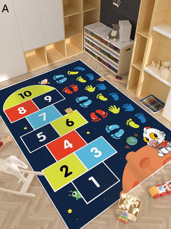 プレイマット ゲームパッド 道路ラグ キッズ かわいい 恐竜柄 数字 線路図柄 遊びマット 子供用カーペ..