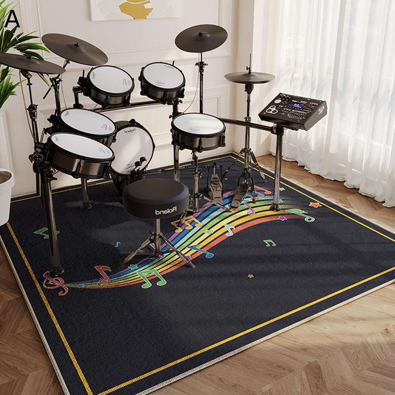 防音マット カーペット リビング対応ラグ 騒音対策 滑り止め キズ防止 振動吸収 遮音 緩衝 フローリン..