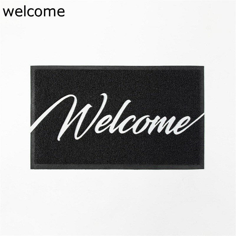 玄関マット 泥落とし 屋外 屋内 洗える WELCOME ウェルカムマット pvc 室外 室内 家庭用 吸水 速乾 快適 耐磨耗性 速乾 フロアマット 厚め オフィス 事務所 店舗 玄関 泥落としマット エントランス
