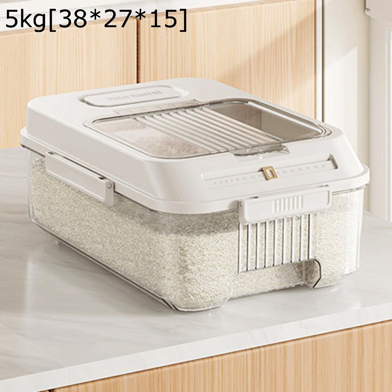 米びつ 密閉 クリア 計量米びつ 軽量 お米保存容器 密閉 防虫 ライスストッカー 食品 穀物 キッチン収納 梅雨対策 餌貯蔵タンク 猫 犬 餌入れ フードストッカー 保存ボックス ペットフード収納ボックス