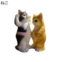 樹脂屋外装飾 花壇の置物 猫 ねこ ガーデニングメント 置物 インテリア 可愛い 動物 本物そっくり 北欧 おしゃれ 室内 室外 ベランダ 庭園 工芸品 園芸用品 園芸雑貨 庭オブジェ 部屋装飾品 御守り