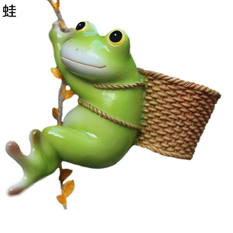 登るカエル 蛙 鉢植え 植木鉢 多肉鉢 ガーデンオーナメント 庭の装飾 面白い 屋外装飾 置物 インテリア 術工芸 工芸品 園芸装飾 アニマル 庭園 ガーデン雑貨 癒しグッズ 装飾品 置き物 誕生日 プレゼントのサムネイル