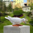 白鳩 ガーデンオーナメント 樹脂置物 インテリア ガーデン置物 リアル 本物そっくり ベランダ 庭園 お庭 屋外装飾 庭オブジェ 癒しグッズ 術工芸 園芸装飾 園芸 北欧 ナチュラル 防水屋外 彼女 プレゼント